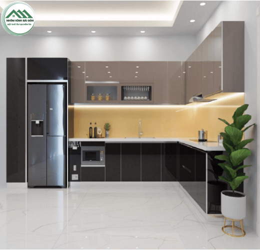 TỦ BẾP CÁNH KÍNH ĐÀ LẠT 